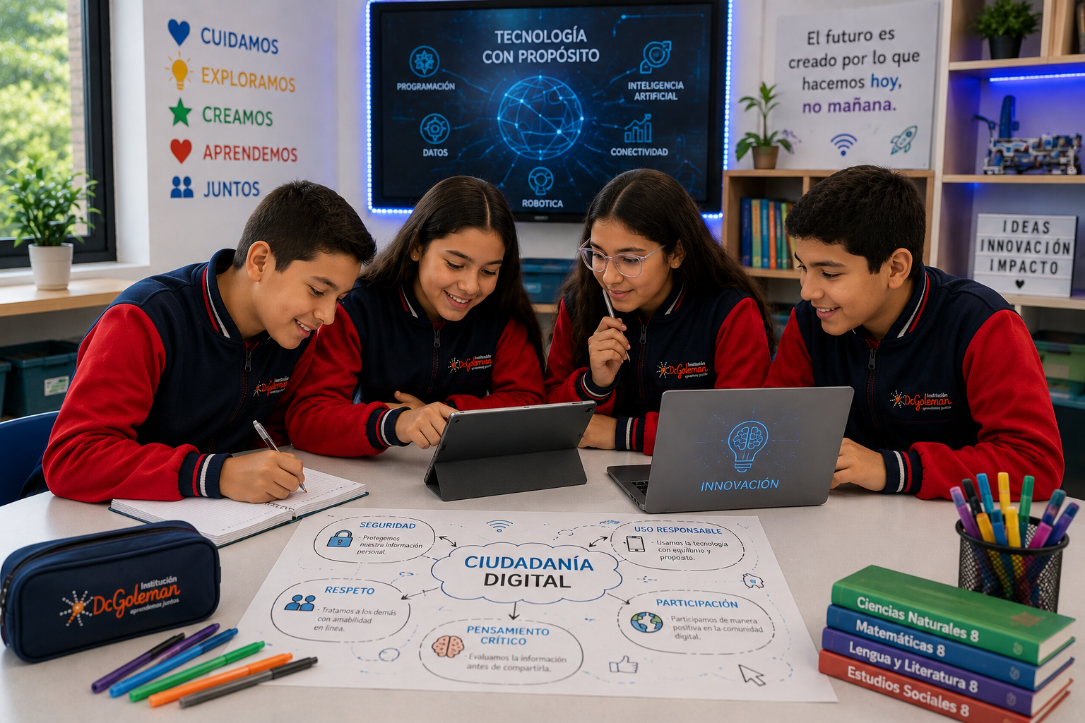 Estudiantes de 8vo