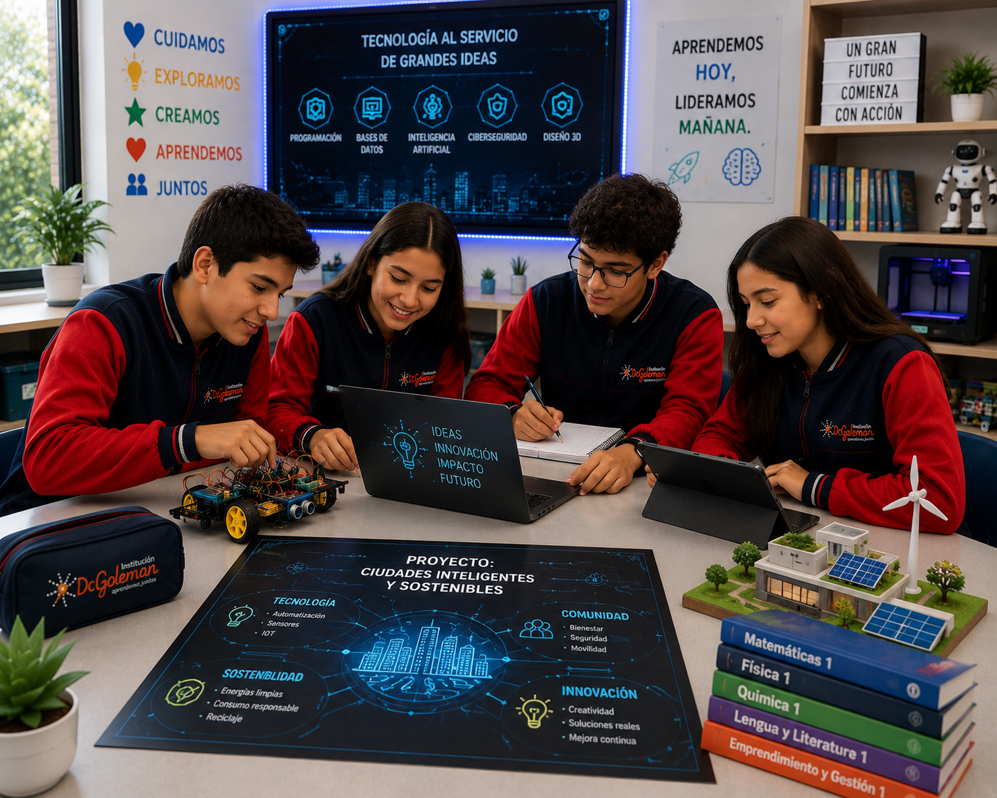 Estudiantes de 1ro Bachillerato