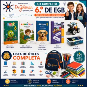 Kit Escolar - Sexto de básica