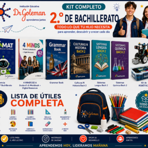 Kit Escolar - Segundo de bachillerato